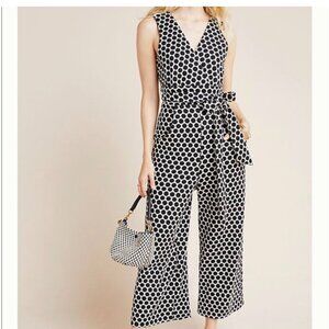 Anthropologie Eva Franco Polka Dot Jumpsuit